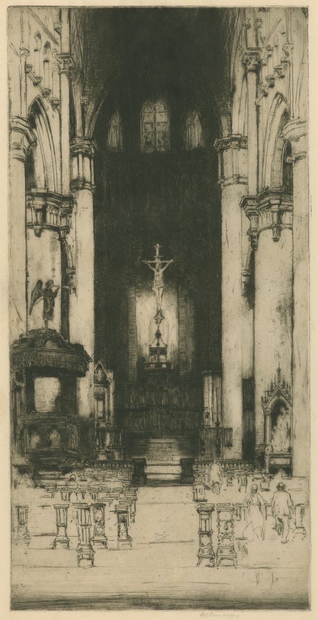 Notre Dame, Dinant [belgisk sæt: nr. 8] af Sir David Young Cameron