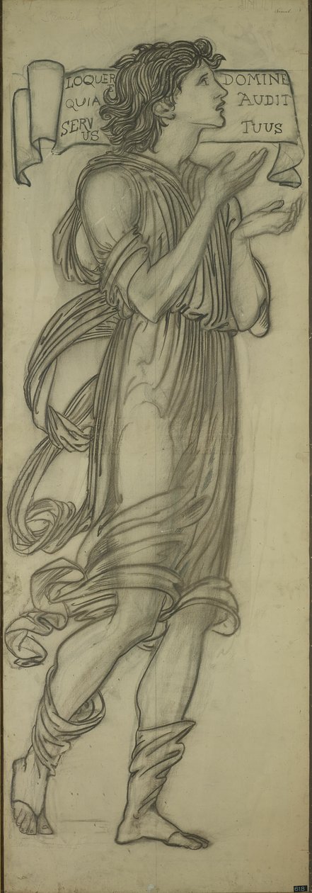 Samuel (Tegnefilm for Lady Chapel østvindue) af Sir Edward Burne Jones