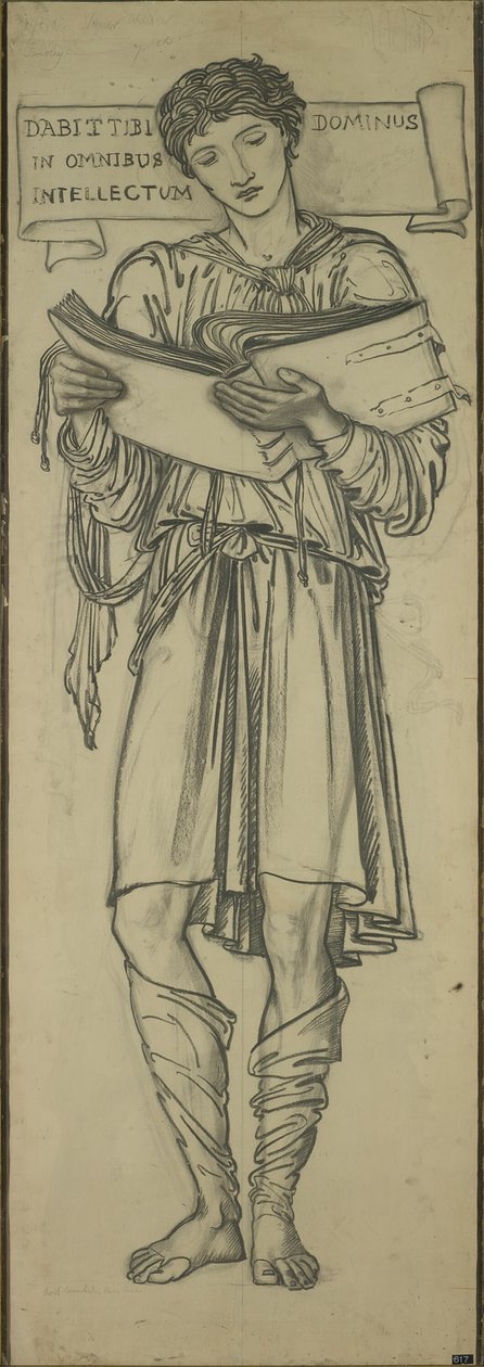 Timothy (Tegnefilm for Lady Chapel østvindue) af Sir Edward Burne Jones