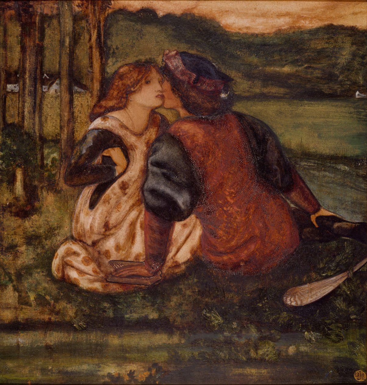 En idyl, midten af slutningen af det 19. århundrede. af Sir Edward Coley Burne Jones