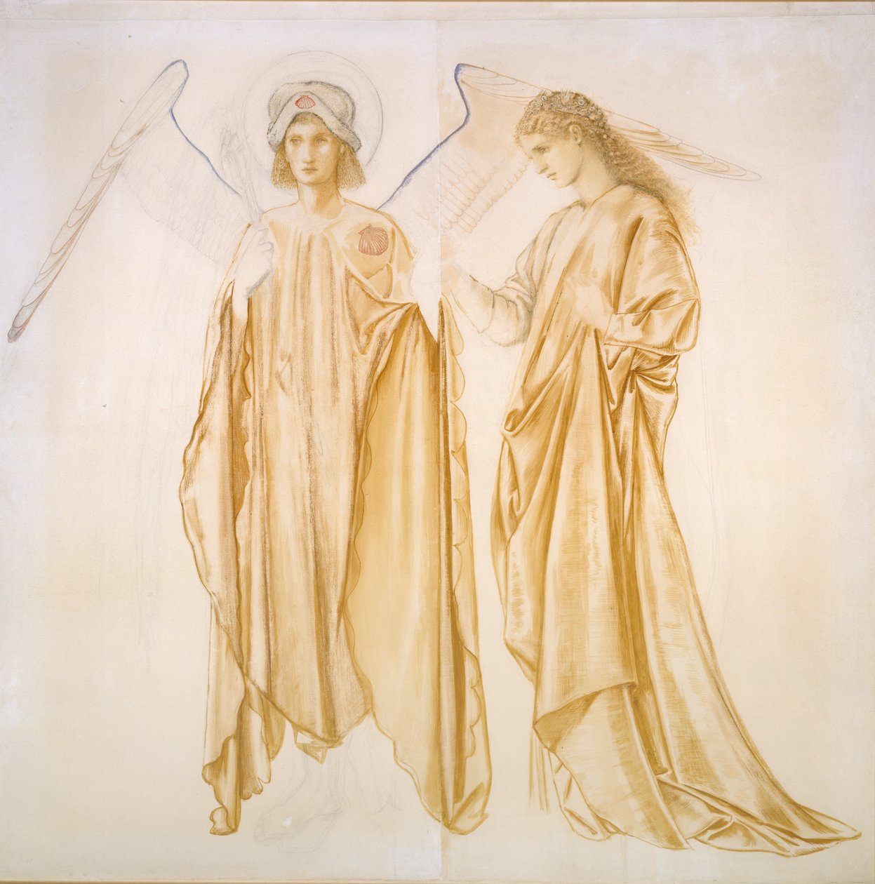 Elsker at bringe Alcestis tilbage fra graven, 1863 af Sir Edward Coley Burne Jones