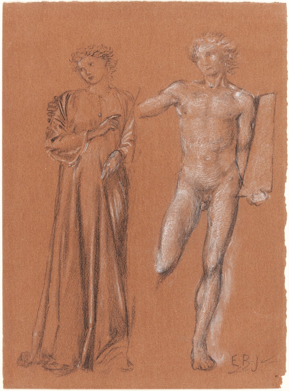 Orfeus og Eurydike af Sir Edward Coley Burne Jones
