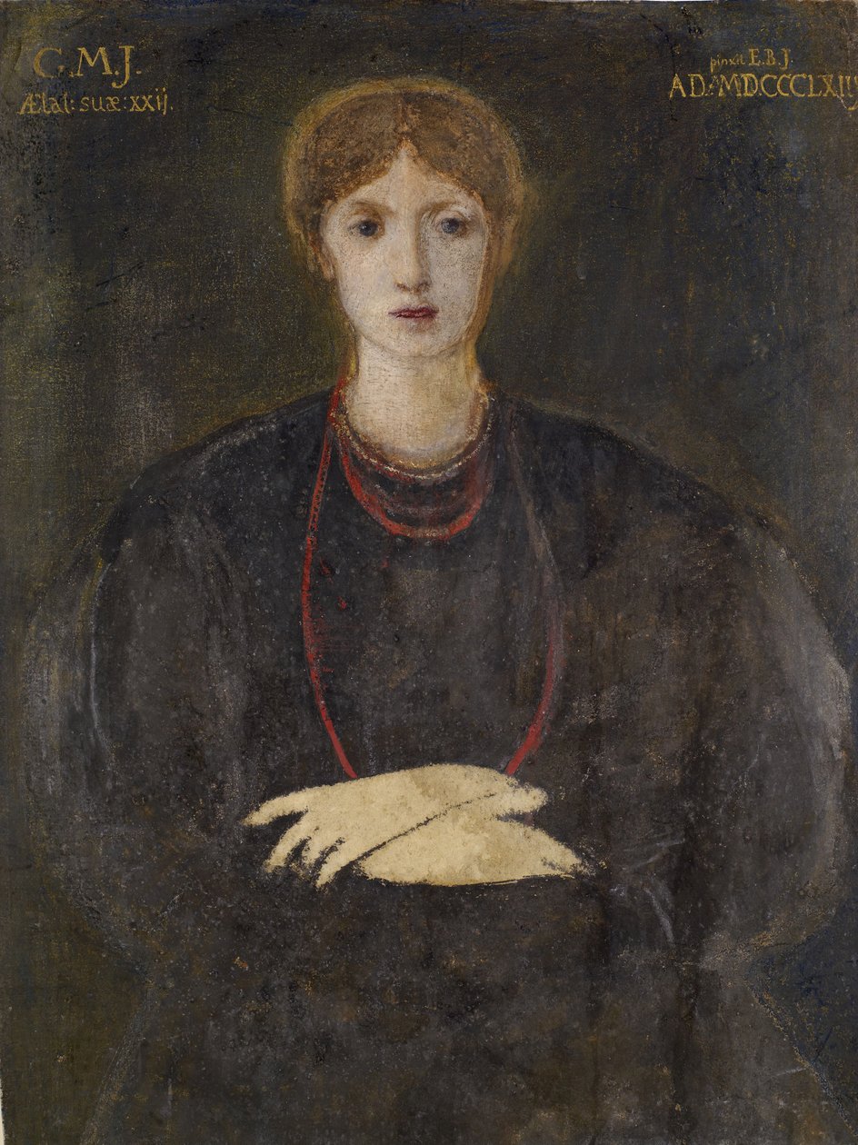 Portræt af Georgiana Burne-Jones 1840-1920, 1863. af Sir Edward Coley Burne Jones