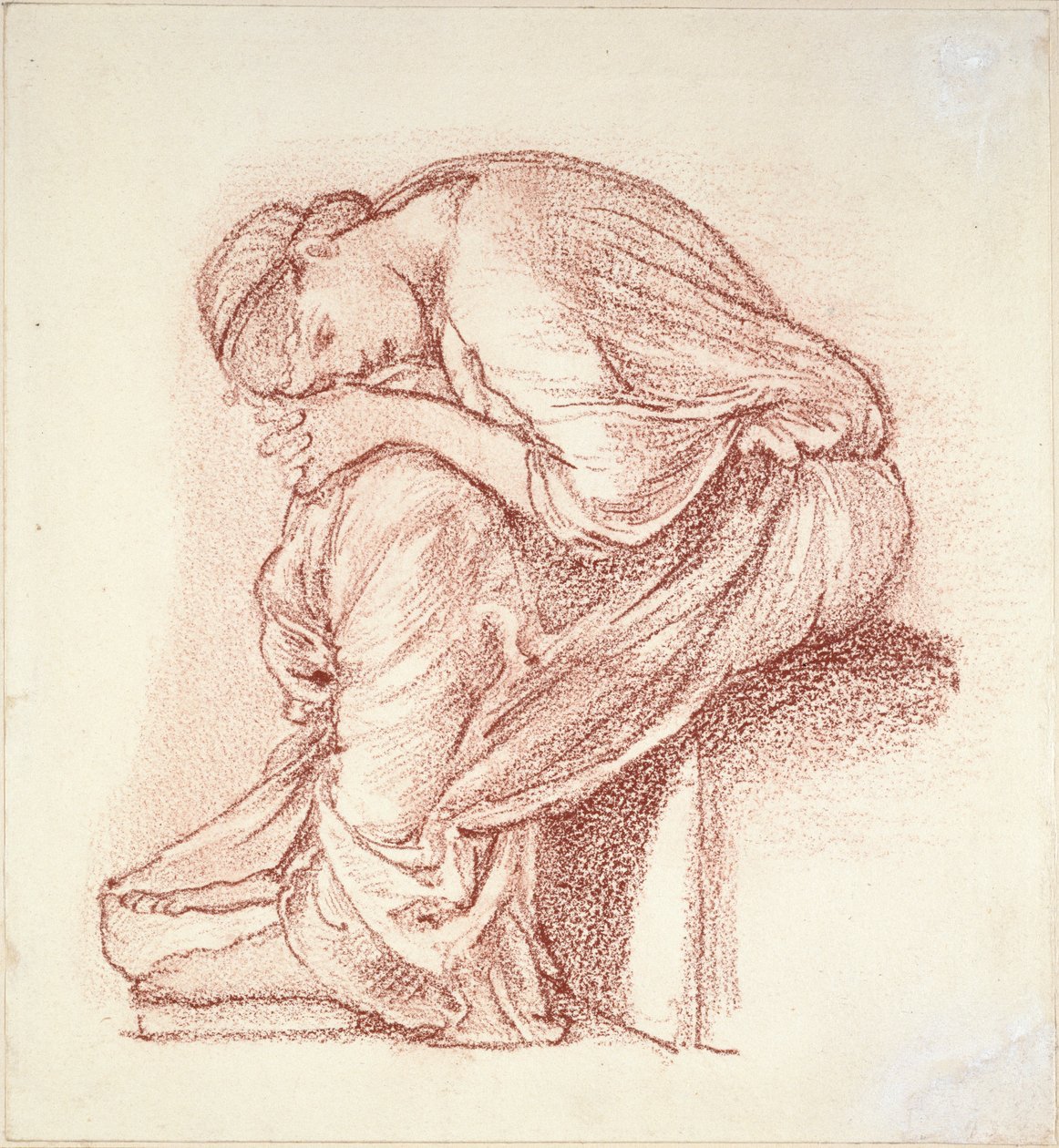 Siddende kvindefigur, slutningen af det 19. århundrede af Sir Edward Coley Burne Jones
