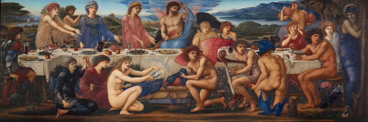 Peleus-festen, midten af slutningen af det 19. århundrede. af Sir Edward Coley Burne Jones