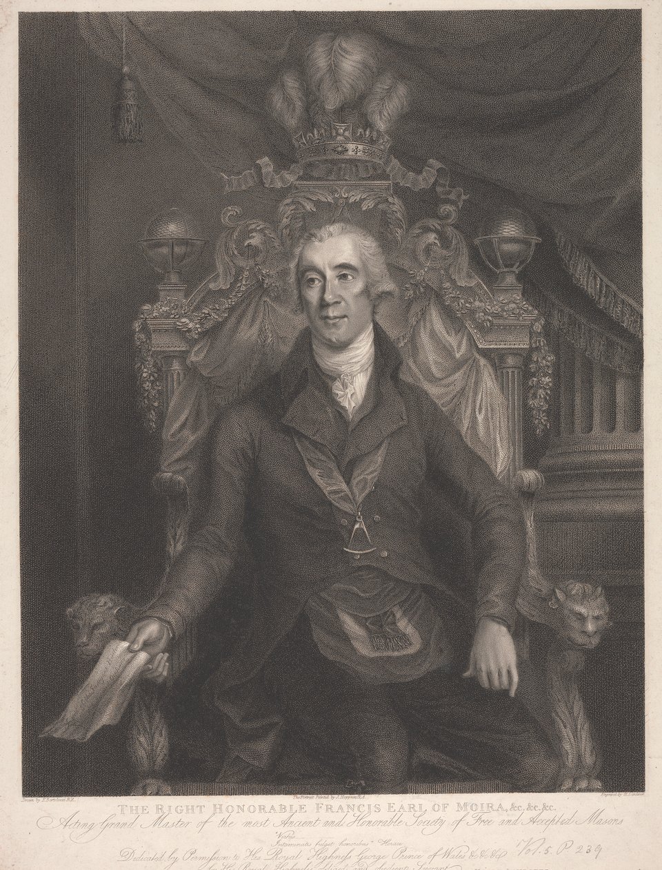 Francis Rawdon-Hastings, 1. markis af Hastings af Sir Edwin Henry Landseer