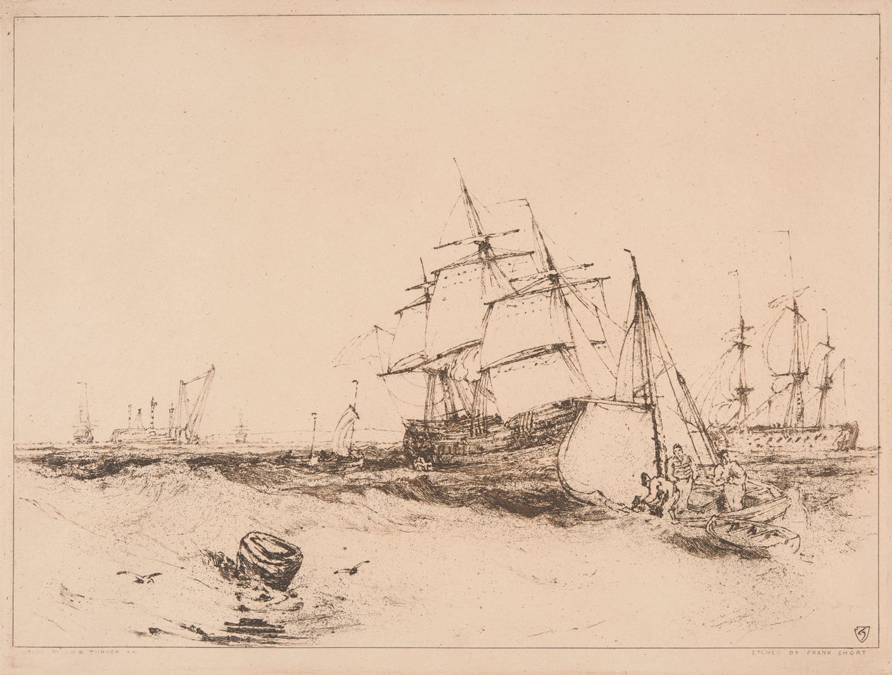Forsendelse ved indgangen til Medway, nr. 2 af Sir Frank Short