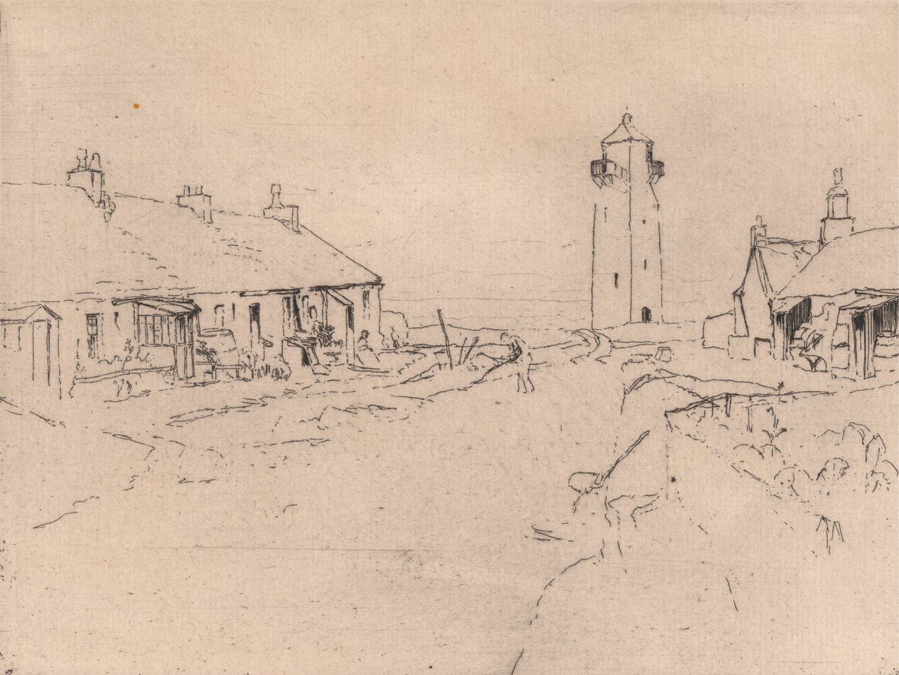 Southerness Light House af Sir Frank Short