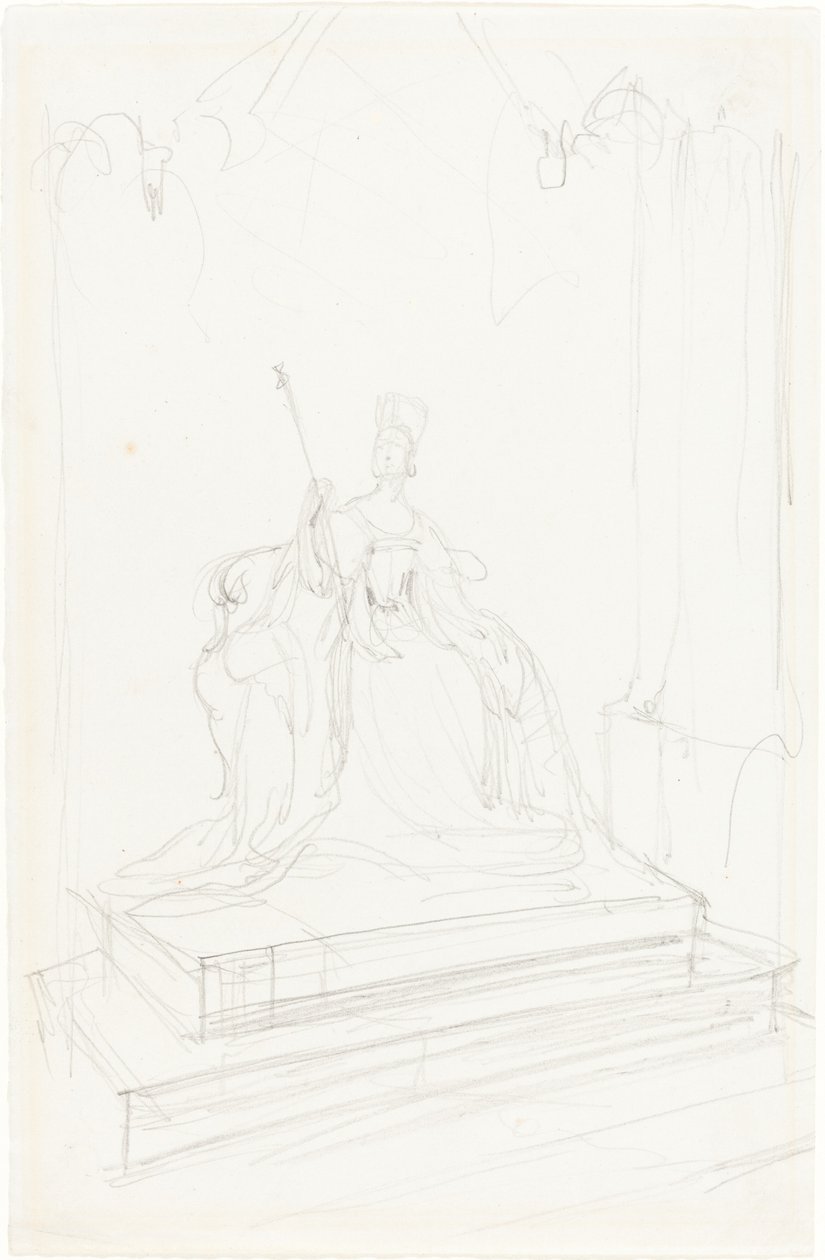 Studie til "Queen Victoria" af Sir George Hayter