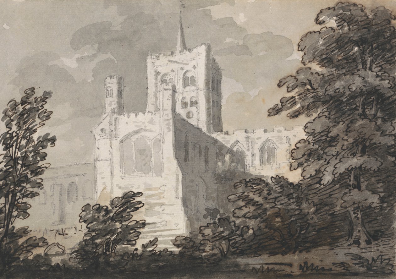 Abbey Church i St. Albans af Sir George Howland Beaumont seventh Baronet
