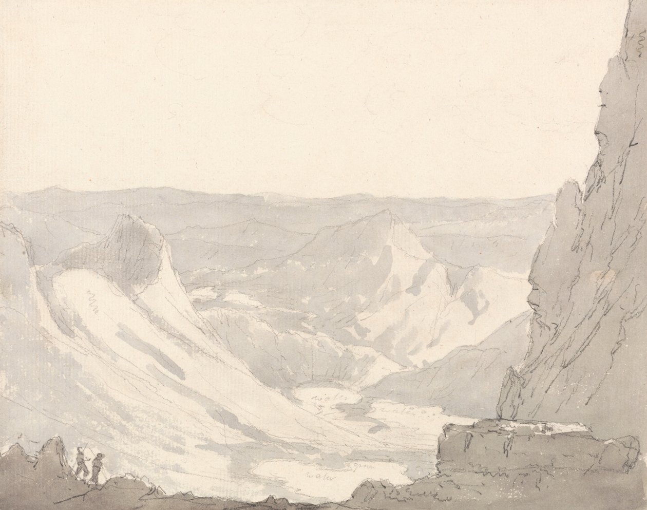 Ben Glog (Nordwales) af Sir George Howland Beaumont seventh Baronet