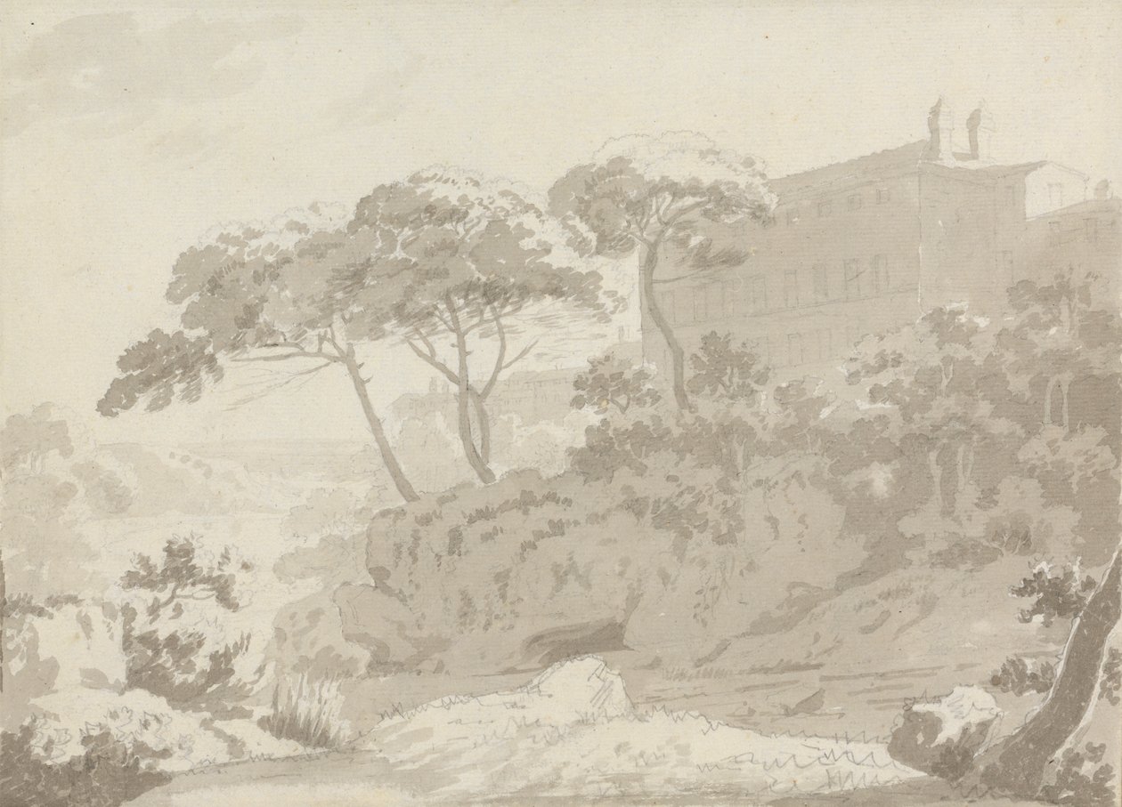 Lærketræer af Sir George Howland Beaumont seventh Baronet