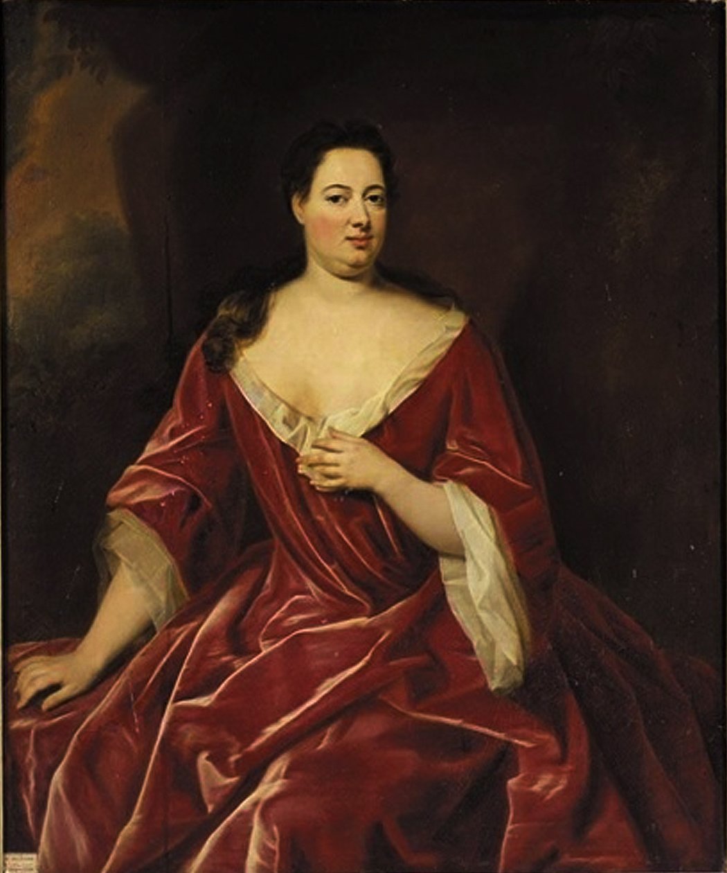 Portræt af Sophia Charlotte von Kielmansegg, grevinde af Darlington 1675-1725 af Sir Gotfrey Kneller