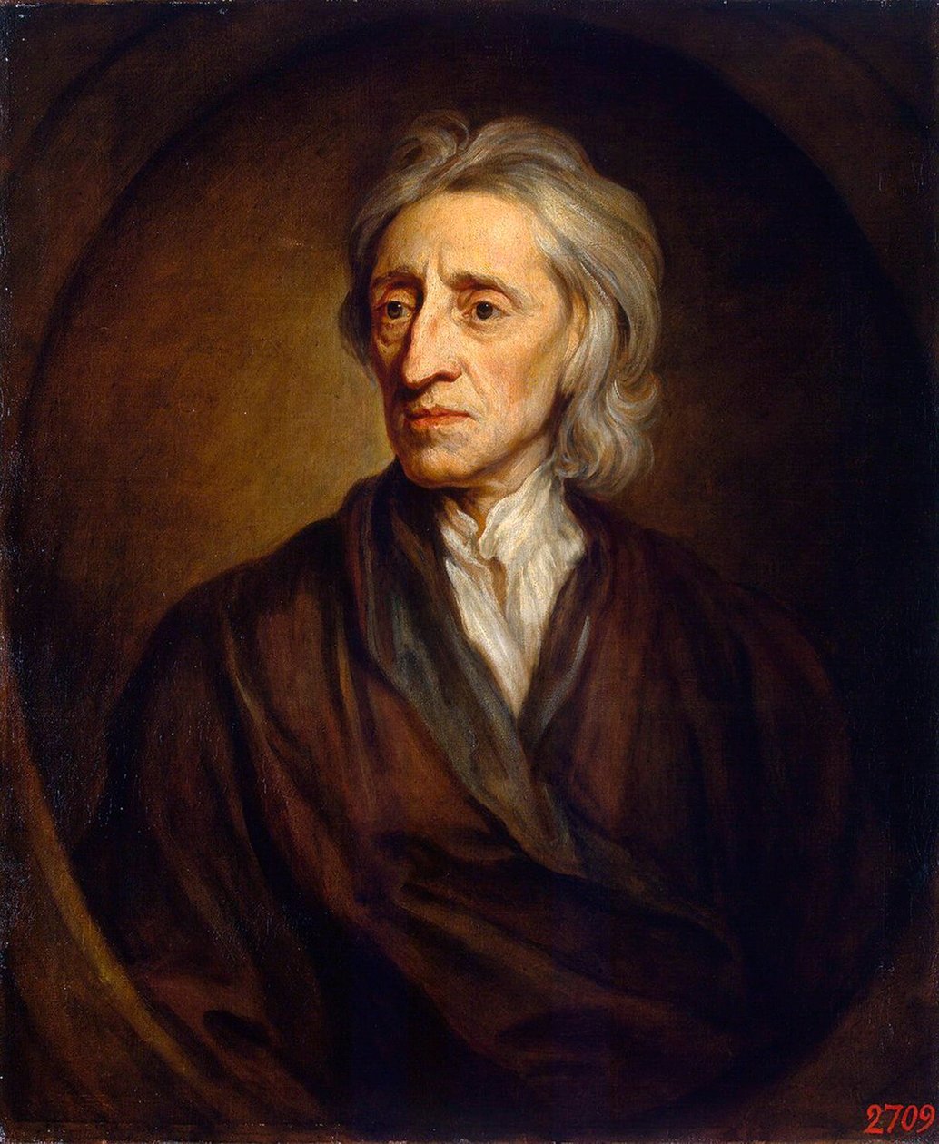 Portræt af lægen og filosoffen John Locke