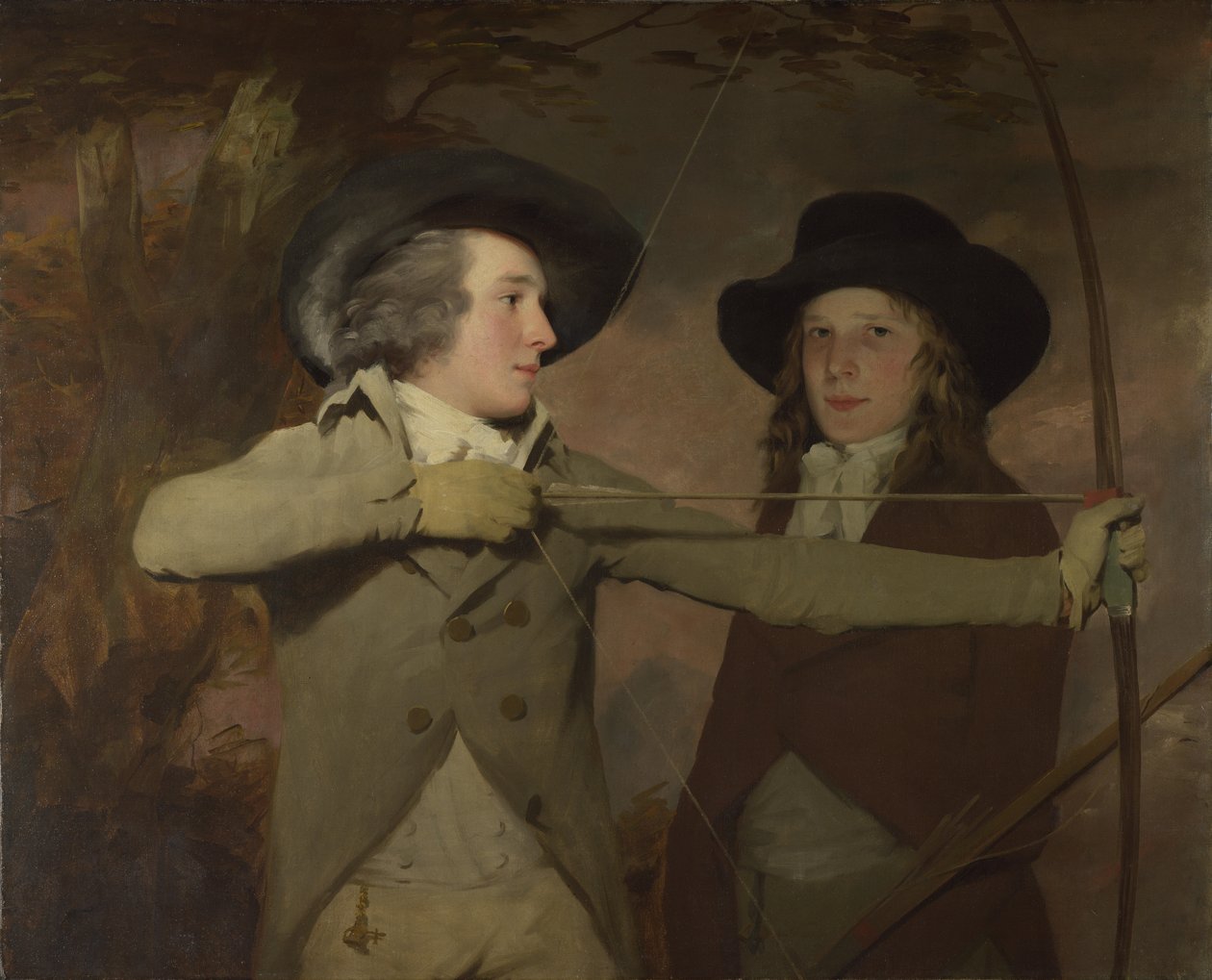 Robert Ferguson fra Raith og generalløjtnant Sir Ronald Ferguson The Archers, ca. 1789 af Sir Henry Raeburn