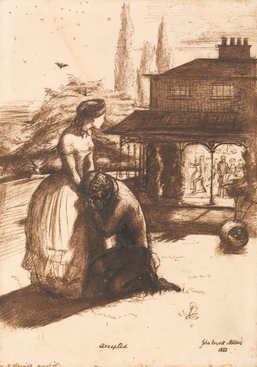 Accepteret af Sir John Everett Millais