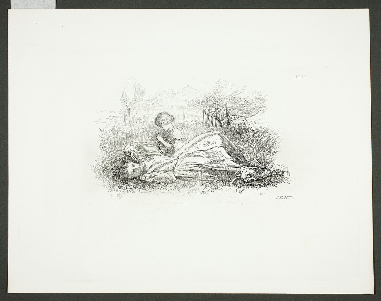Sommer-indolence af Sir John Everett Millais