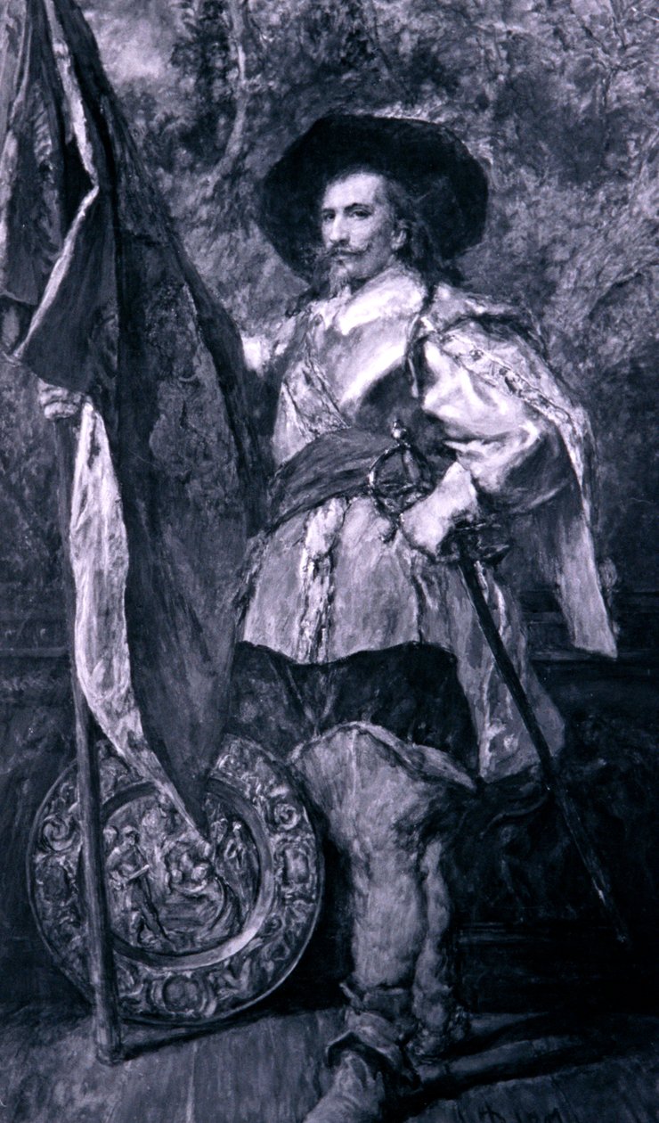 En fanebærer, 1897 af Sir John Gilbert
