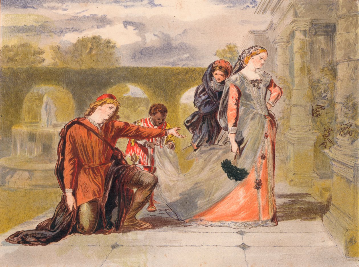 Kom væk død c1875 af Sir John Gilbert