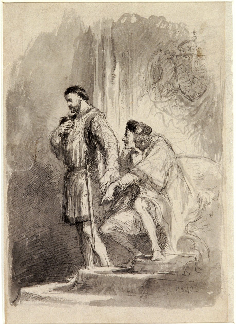 Kong Richard III, c1856-c1859 af Sir John Gilbert