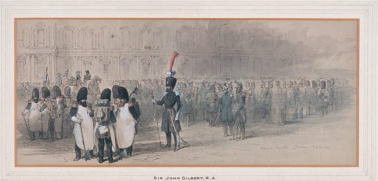 Nationalgarden ved Tuilerierne, 1846 af Sir John Gilbert