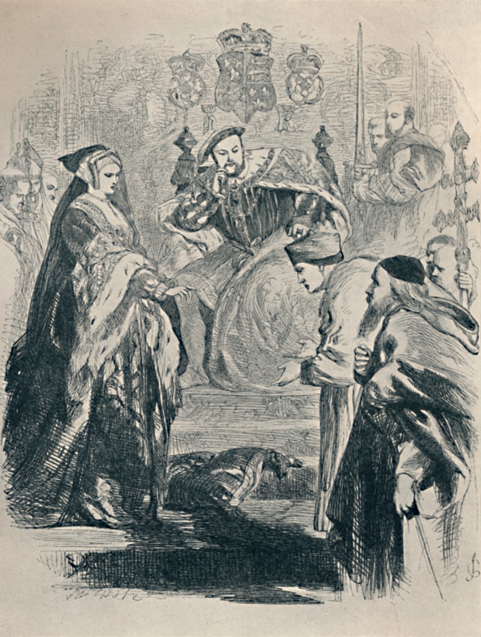 Dronning Catherine: Lord Cardinal, -To You I Speak.., c1890, 1923 af Sir John Gilbert