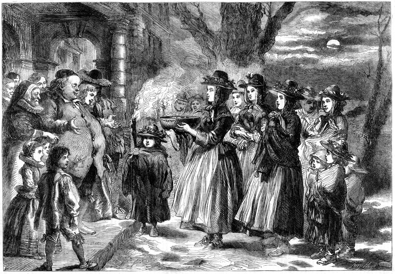 Wassail Bowl, 1860. af Sir John Gilbert