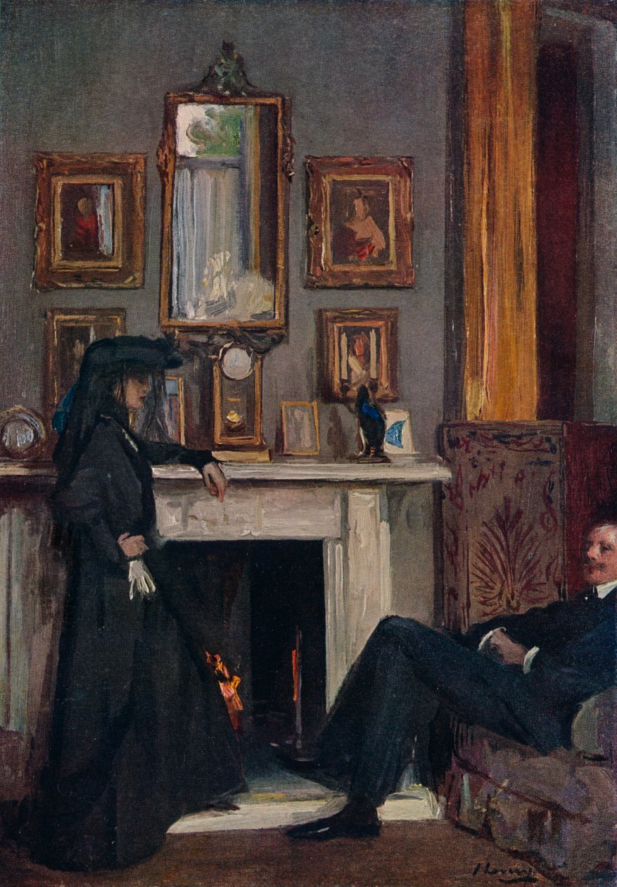 Den grå tegnestue, Tanger, 1911, 1914 af Sir John Lavery