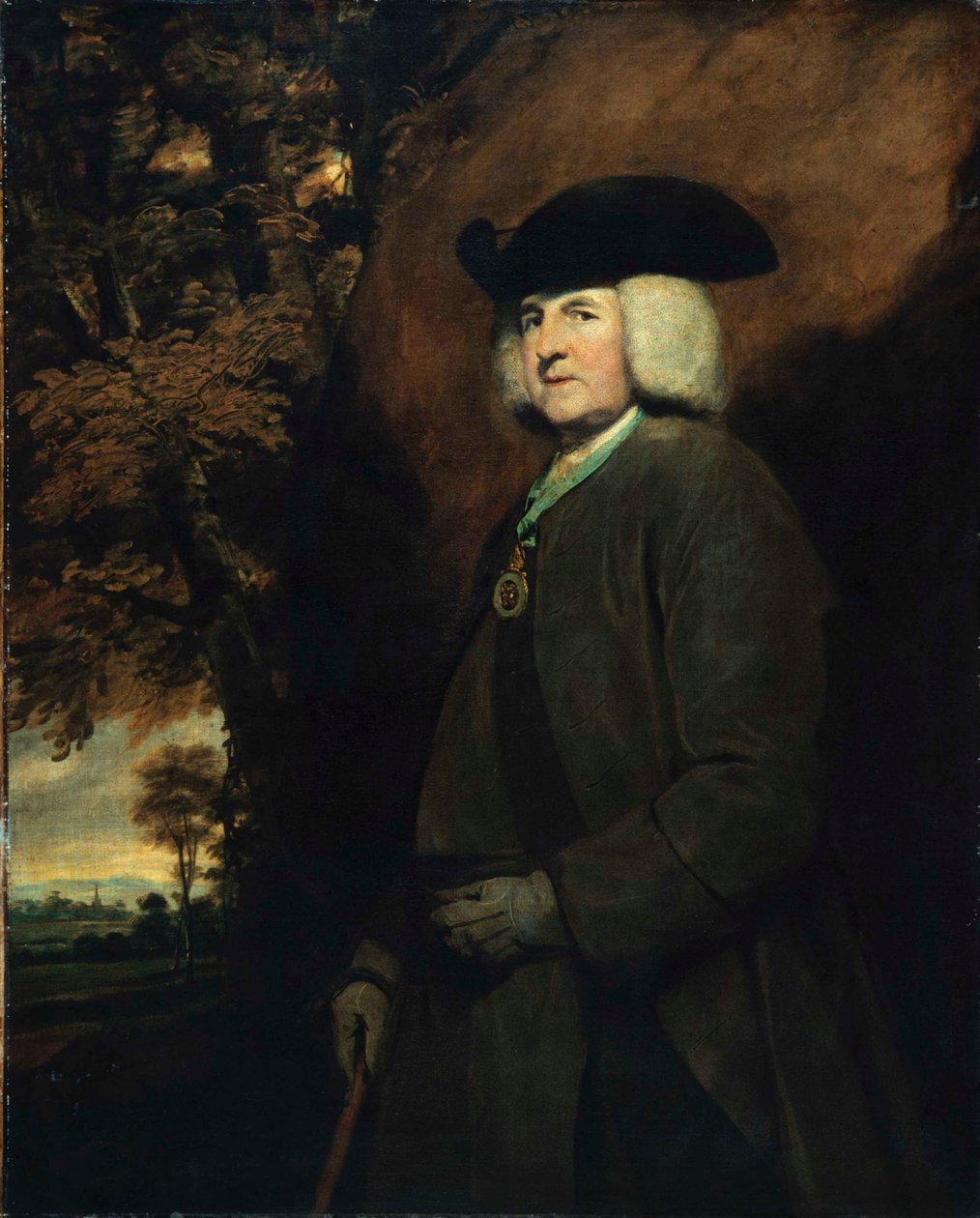 Portræt af Richard Robinson, 1. baron Rokeby 1708-1794, ærkebiskop af Armagh, 1771-1775. af Sir Joshua Reynolds