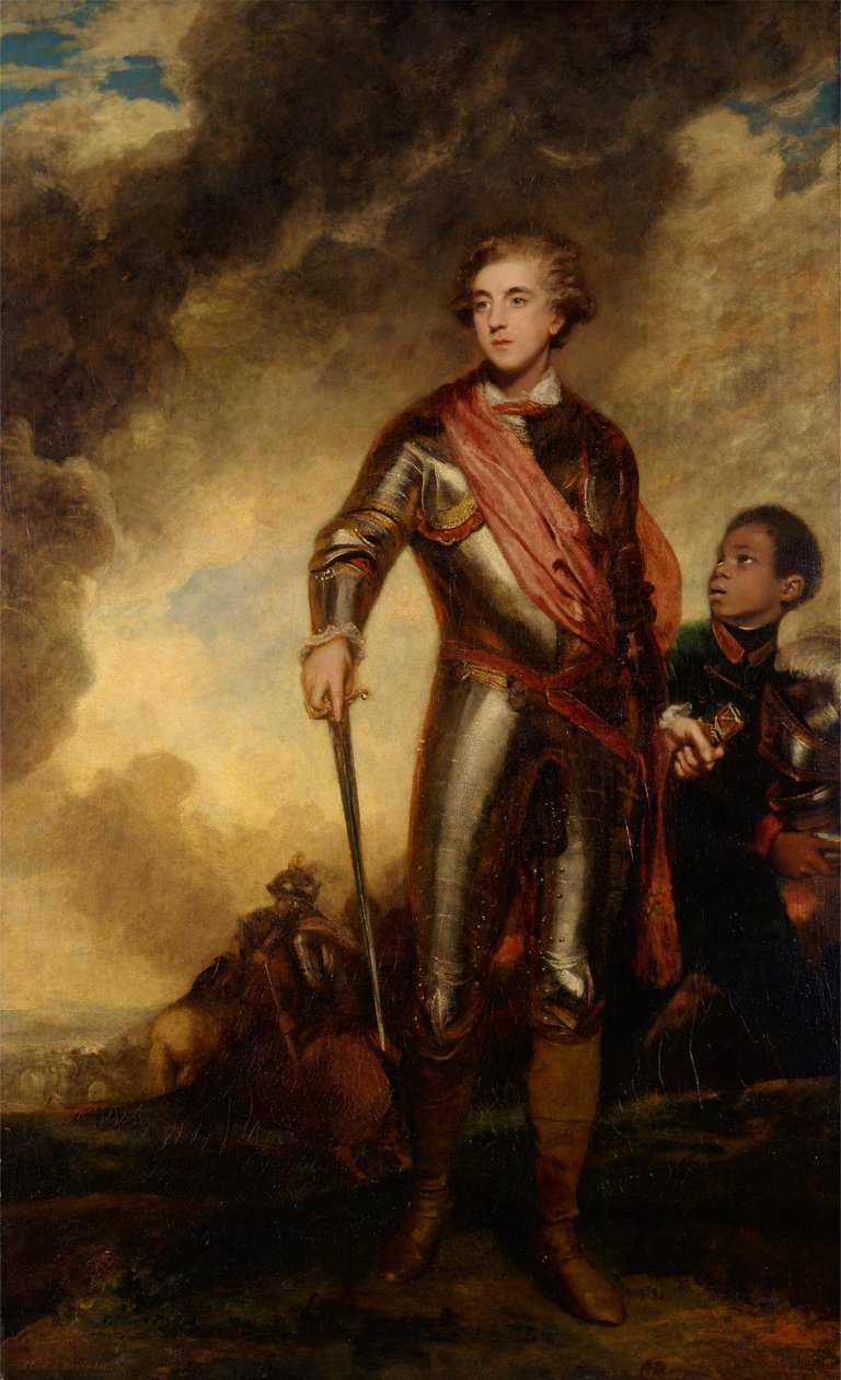Charles Stanhope, tredje jarl af Harrington og Marcus Richard Fitzroy Thomas af Sir Joshua Reynolds RA