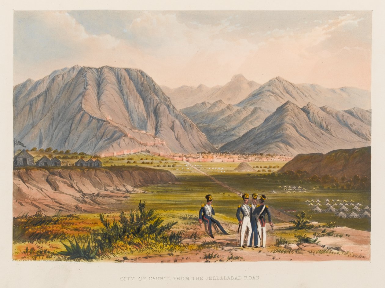 Caubul by, fra Jellalabad Road af Sir Keith A. Jackson