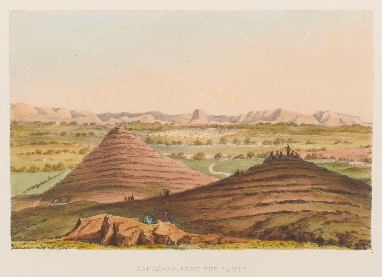 Kandahar fra syd af Sir Keith A. Jackson