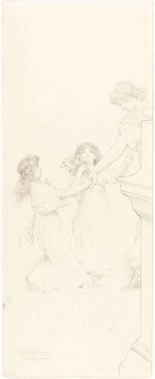 En dans i foråret af Sir Lawrence Alma Tadema