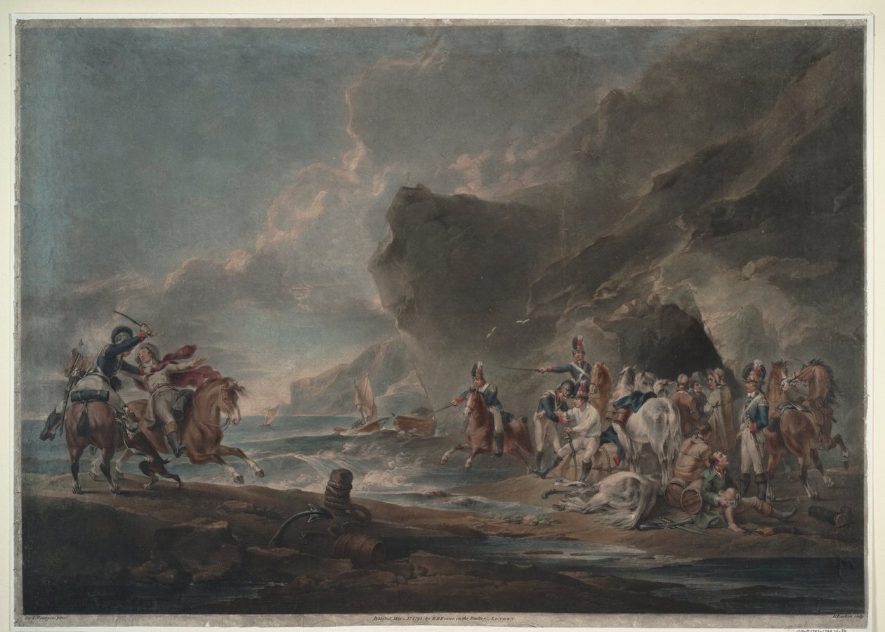 Smuglere besejret, 1795-1798 af Sir Peter Francis Bourgeois
