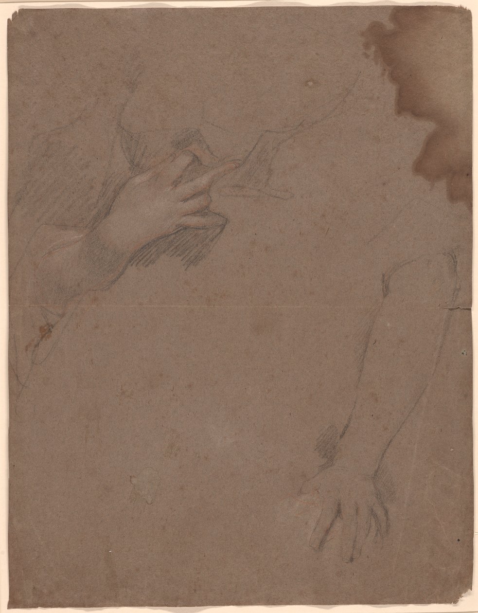 Tegninger af hænder af Sir Peter Lely
