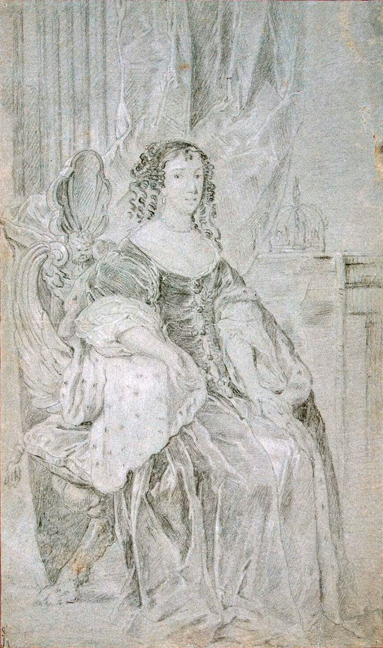 Portræt af Katarina af Braganza 1638-1705, 1670