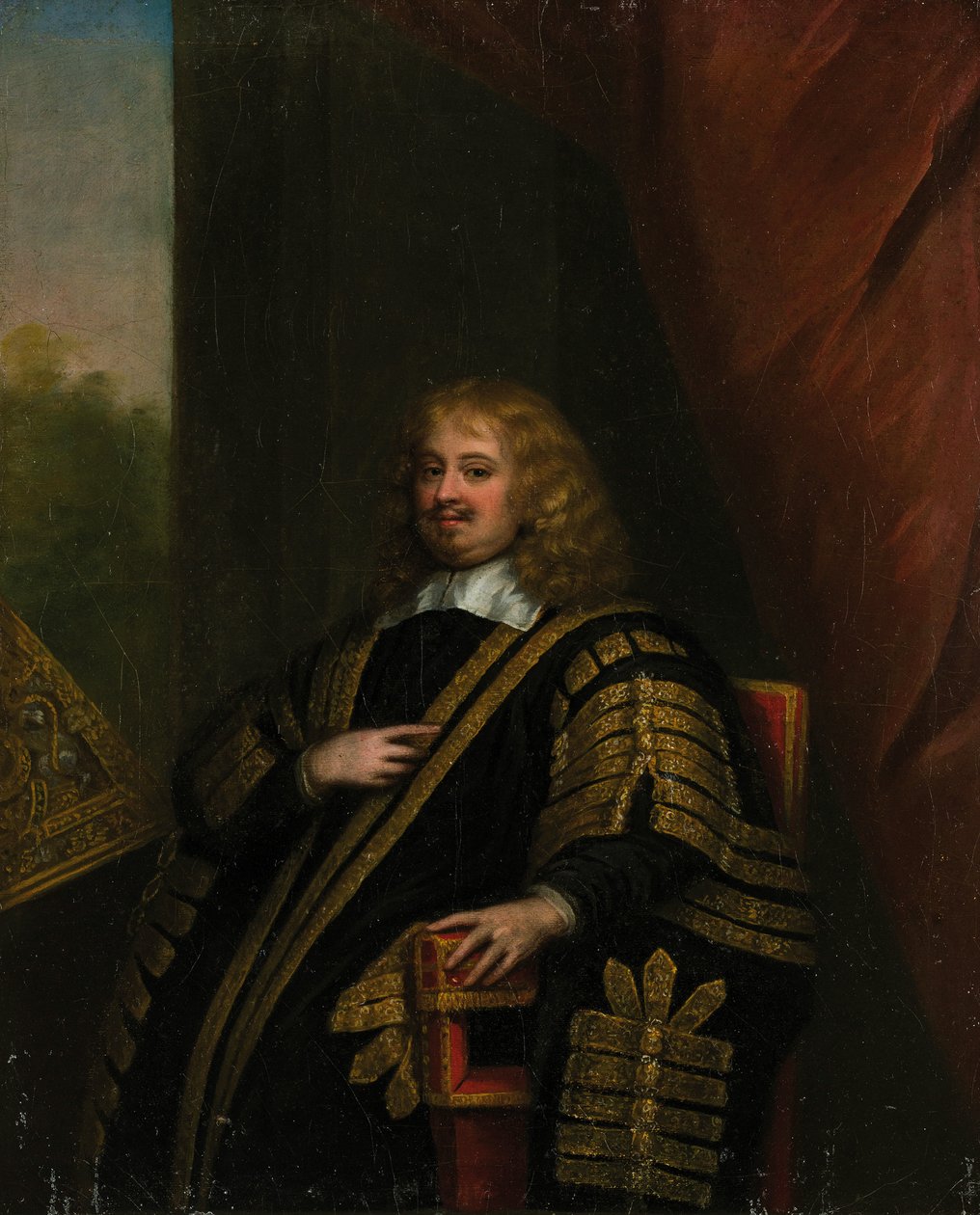 Portræt af Sir Edward Hyde, 1. jarl af Clarendon 1609-1674. af Sir Peter Lely