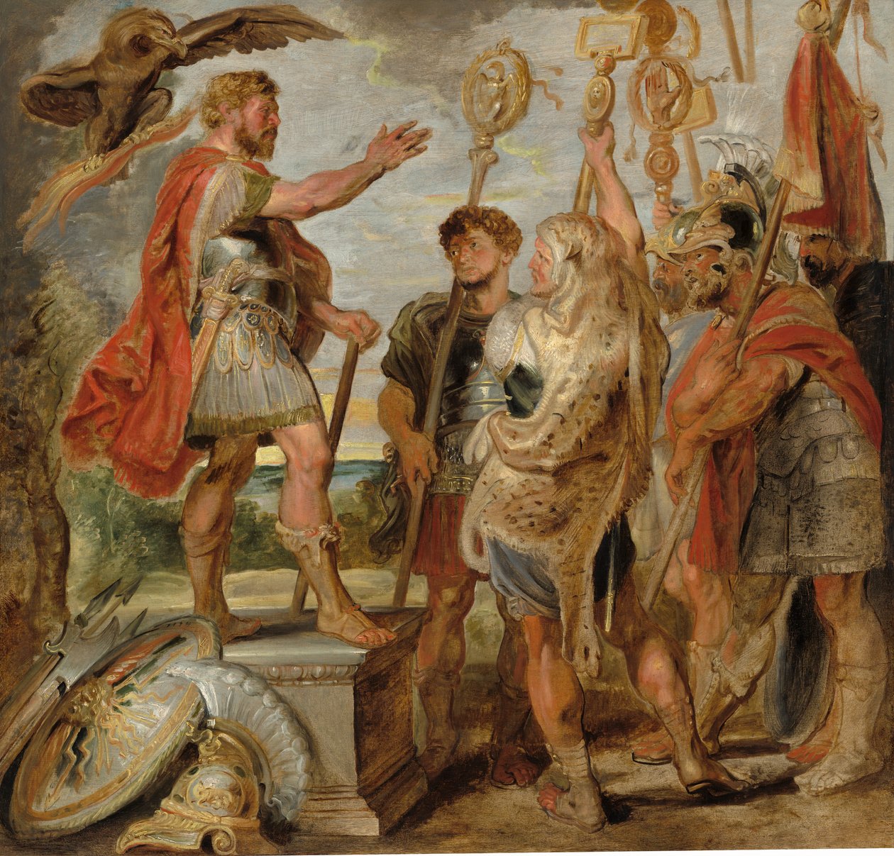 Decius Mus tiltaler legionerne af Sir Peter Paul Rubens