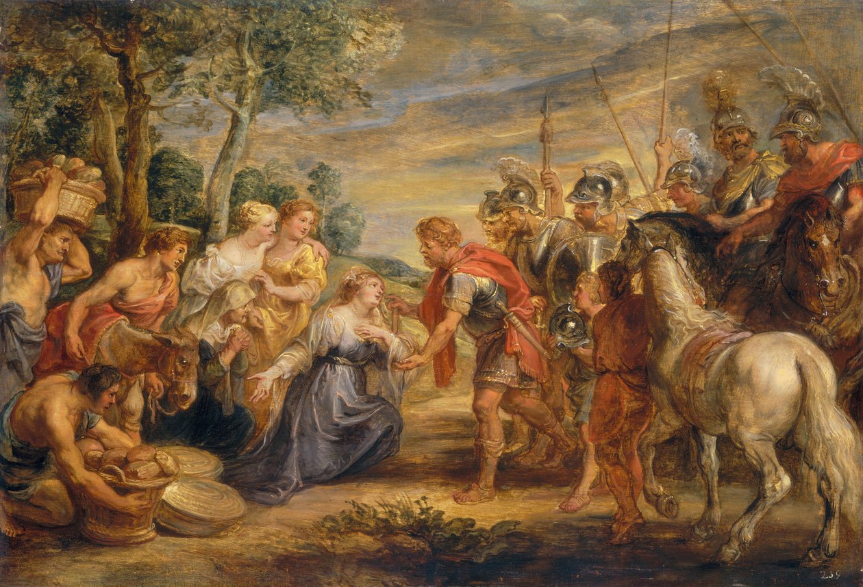 Mødet mellem David og Abigail af Sir Peter Paul Rubens