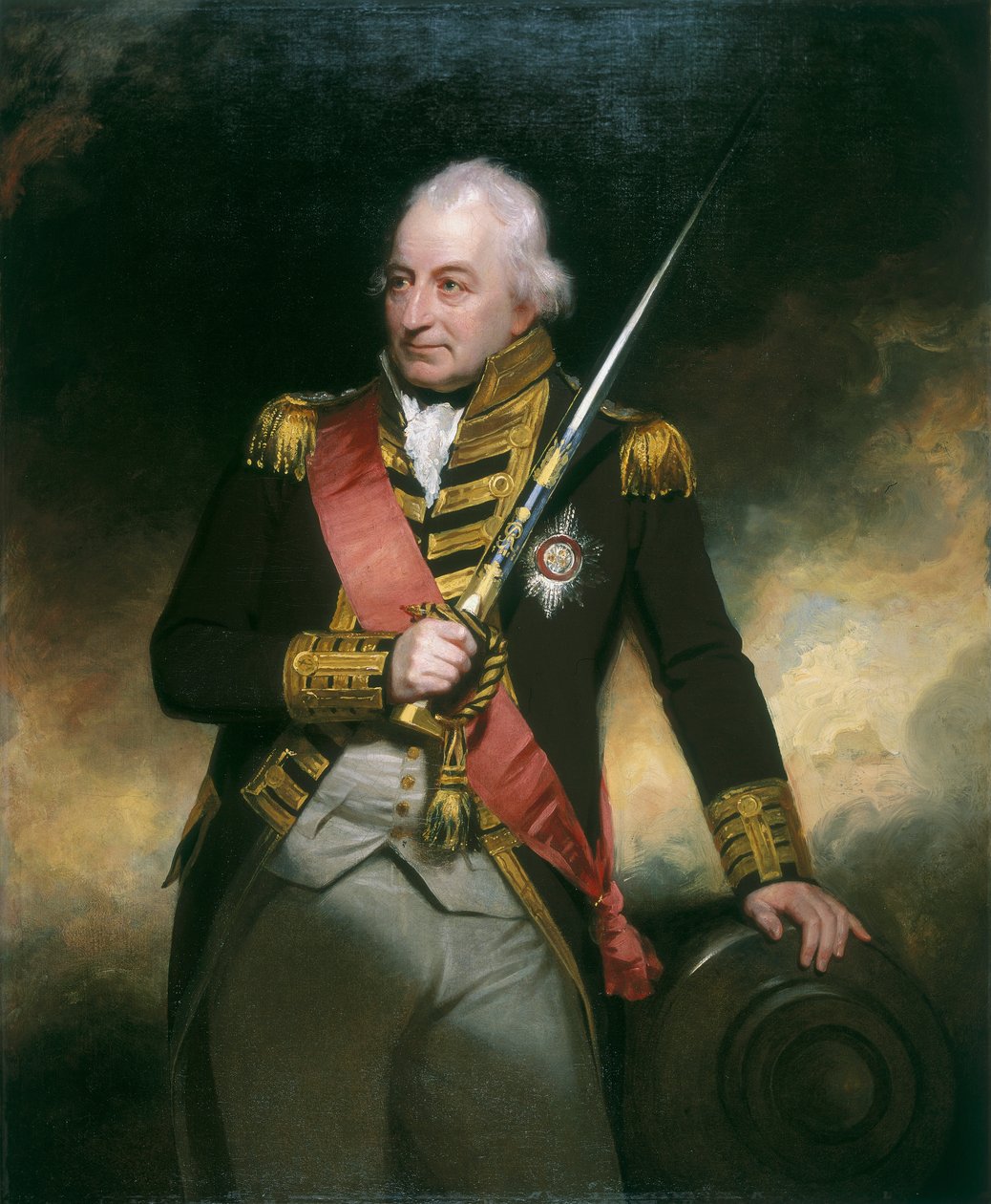 Admiral John Jervis, c1801 af Sir William Beechey