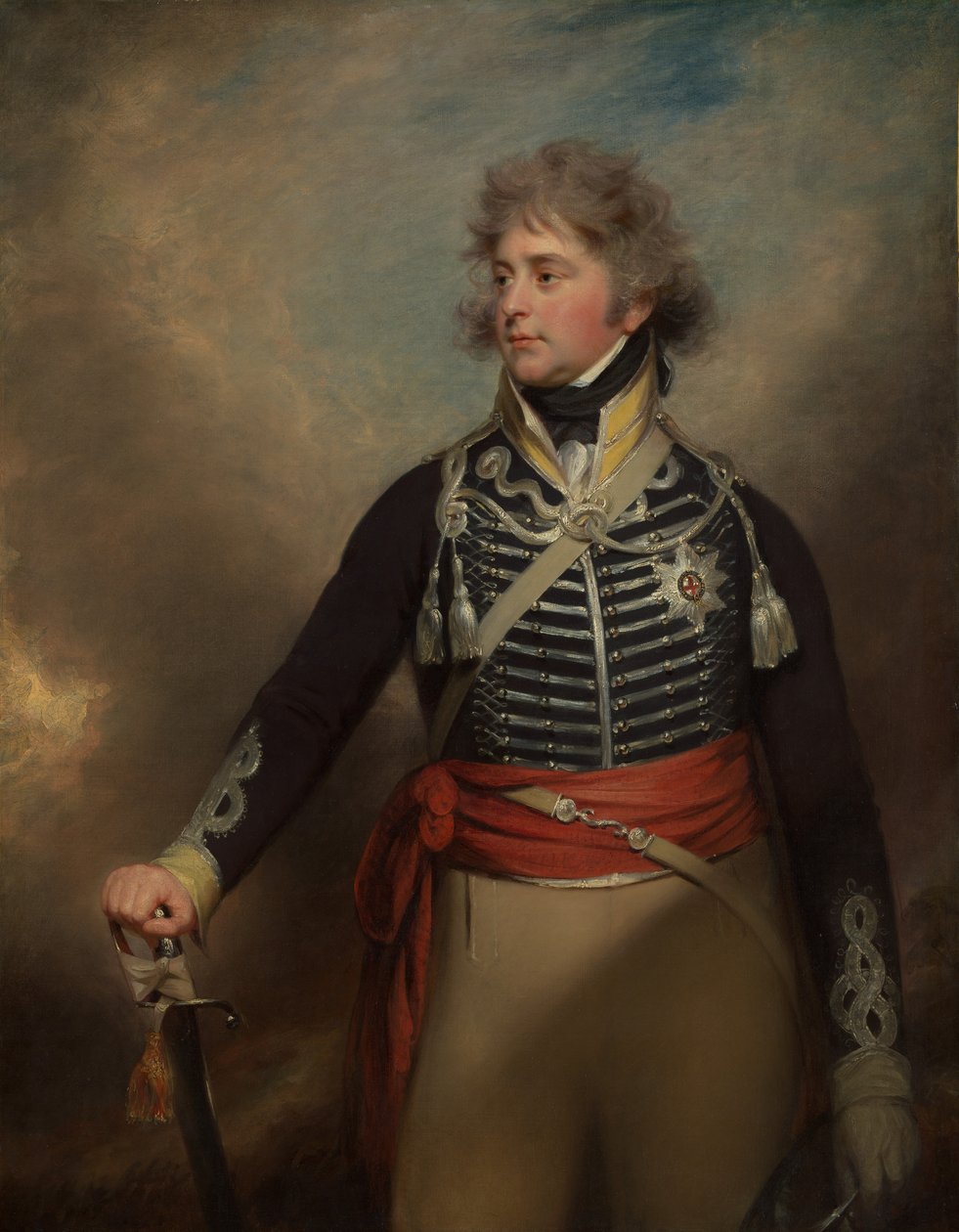 George IV 1762-1830, da prins af Wales. af Sir William Beechey