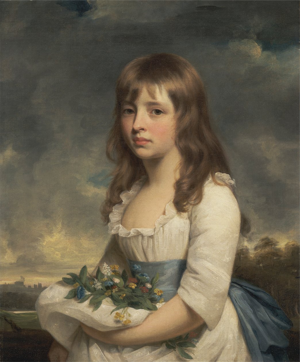 Portræt af en pige af Sir William Beechey