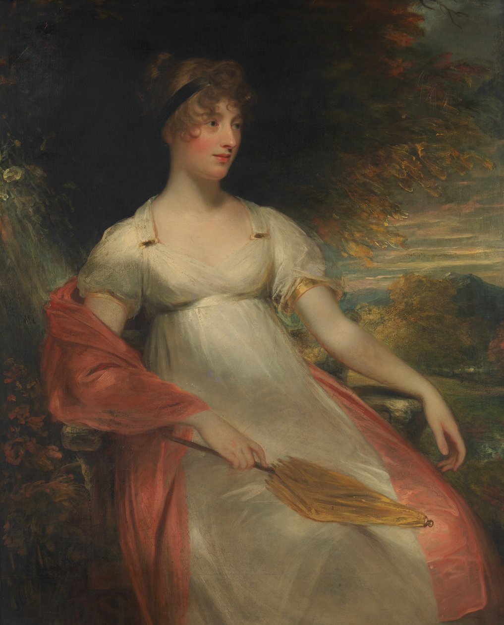 Portræt af en kvinde, ca. 1805. af Sir William Beechey
