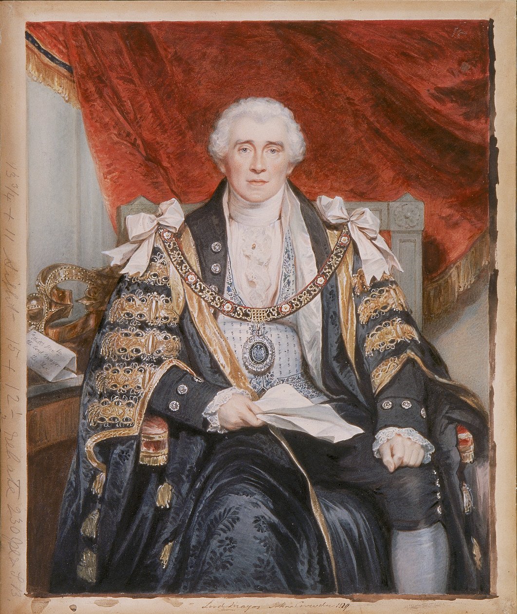 John Crowder, overborgmester i London, c1829 af Sir William Charles Ross