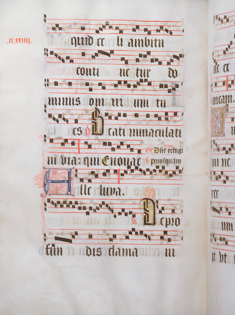 Ms 432 Temporal brugt af søstrene fra kongregationen af karmelitterne i Brugge, skrevet af søster Margarita Bruynewe, 1505 af Sister Cornelia Wulfekkercke
