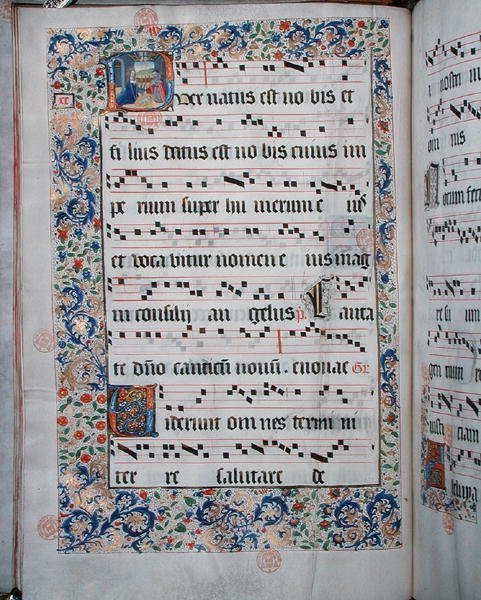 Ms 432 Temporal brugt af søstrene fra kongregationen for karmeliterne i Brugge, skrevet af søster Margarita Bruynewe af Sister Cornelia Wulfekkercke