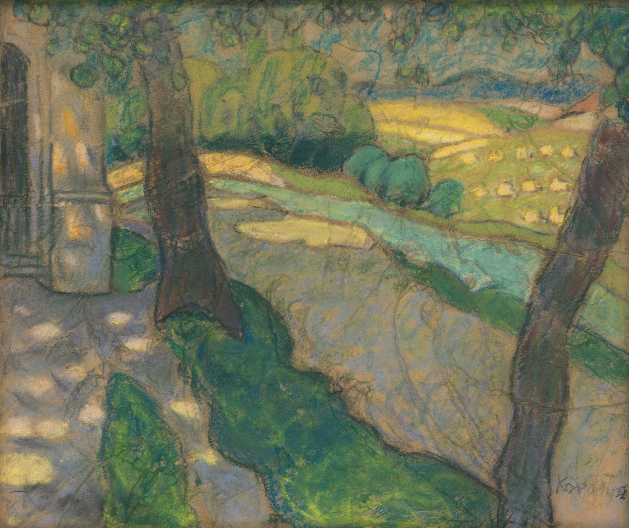 Bakke nær Kosice, 1910-14 af Slovakian School