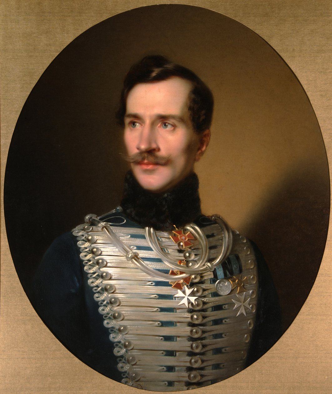 Portræt af prins Mikhail Fyodorovich Golitsyn 1800-1873, begyndelsen af 1840