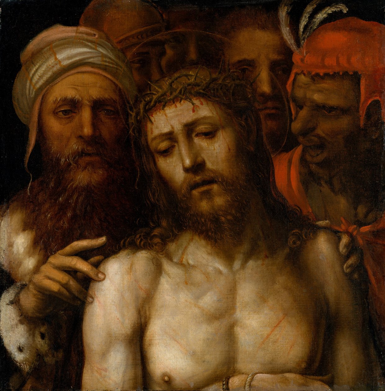 Kristus præsenteret for folket Ecce Homo, ca. 1540-49. af Sodoma