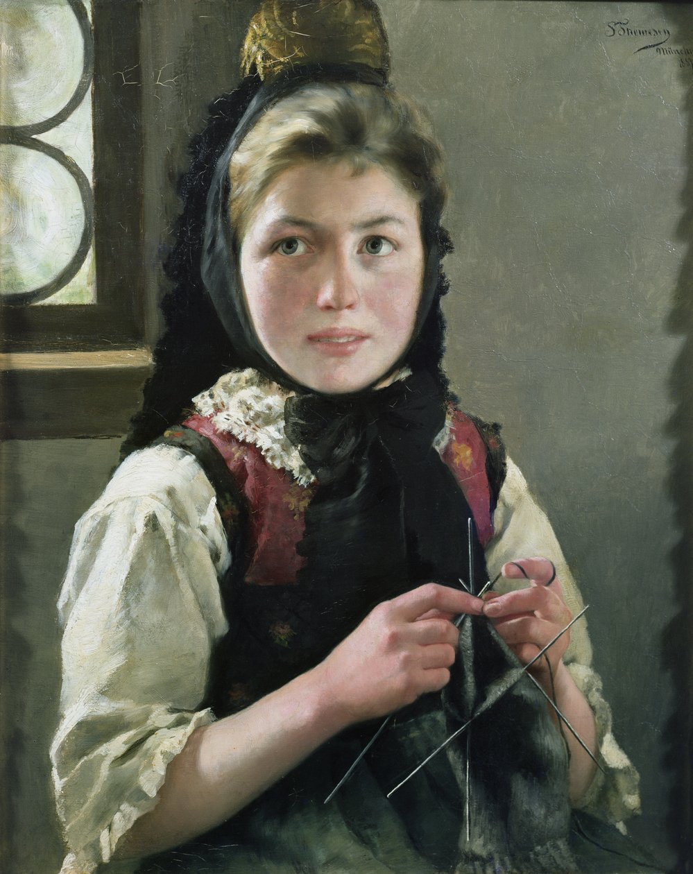tysk bondepige af Sofie Thomesen Werenskiold